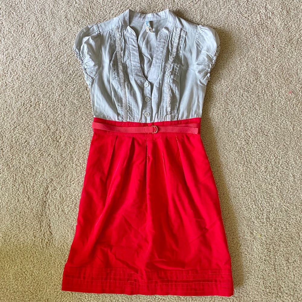 Anthropologie Maeve Blouse and Corduroy Dress